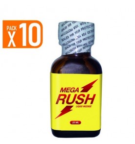 Pack of 10 Mega Rush 25 ml