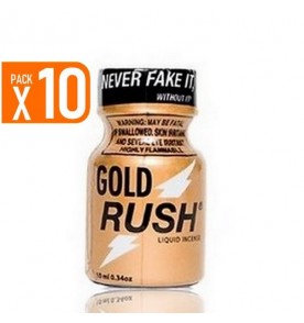 LOT DE 10 GOLD RUSH (10 ml)