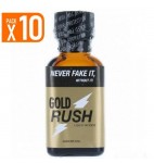 LOT DE 10 MAXI GOLD RUSH (25 ml)