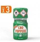 LOT DE 3 AMYLE CBD POPPERS 10 ml